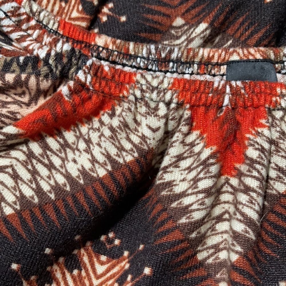 WINWIN Retro Patterned Bell Sleeve Tunic Sz S-M - Picture 9 of 11